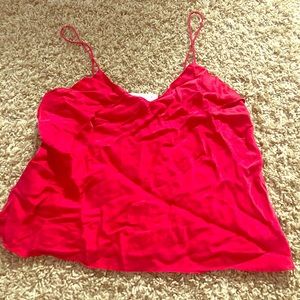 Vintage 100% silk tank top